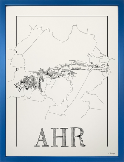 Ahr wine map