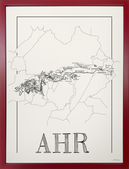 Ahr wine map