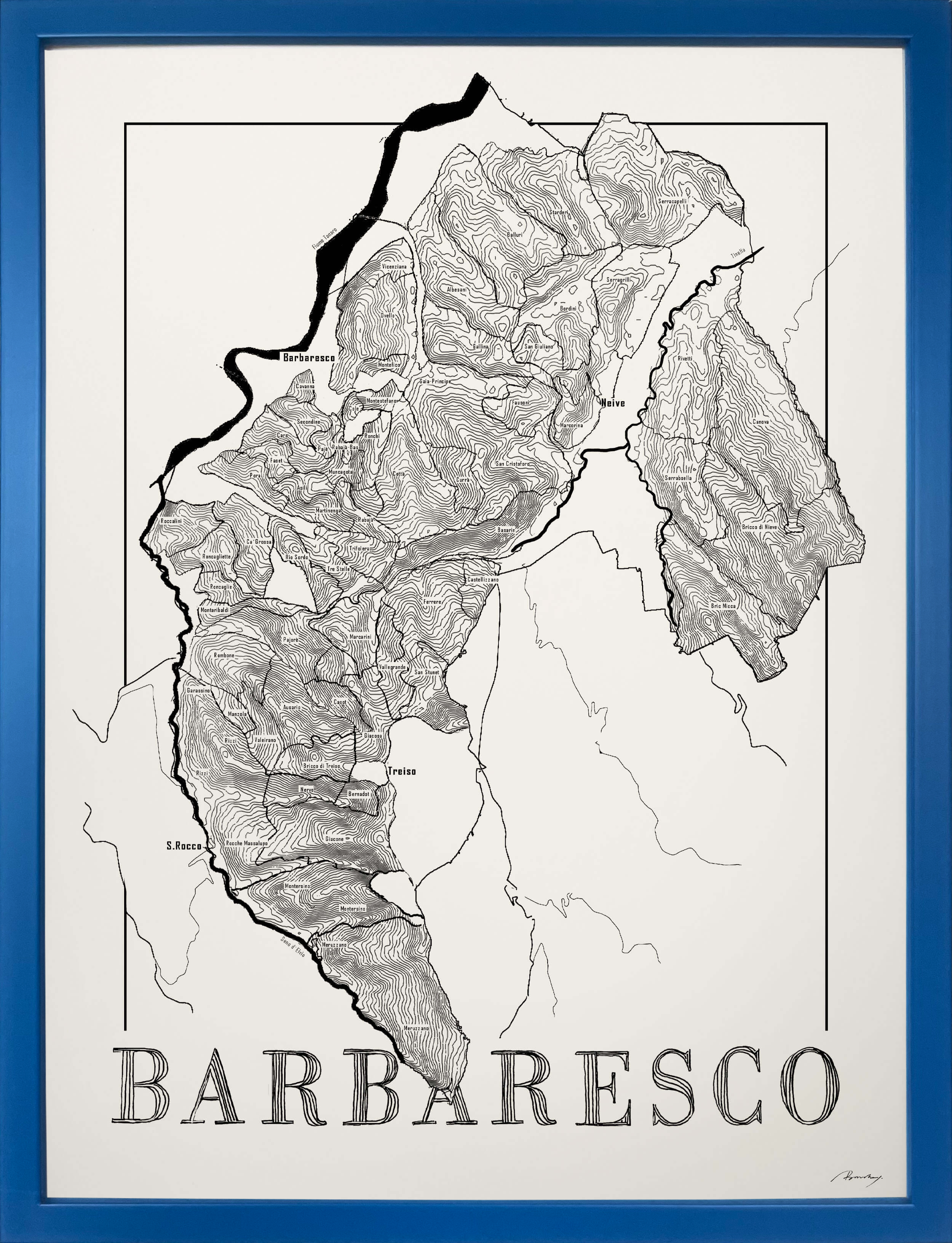 Barbaresco Weinkarte