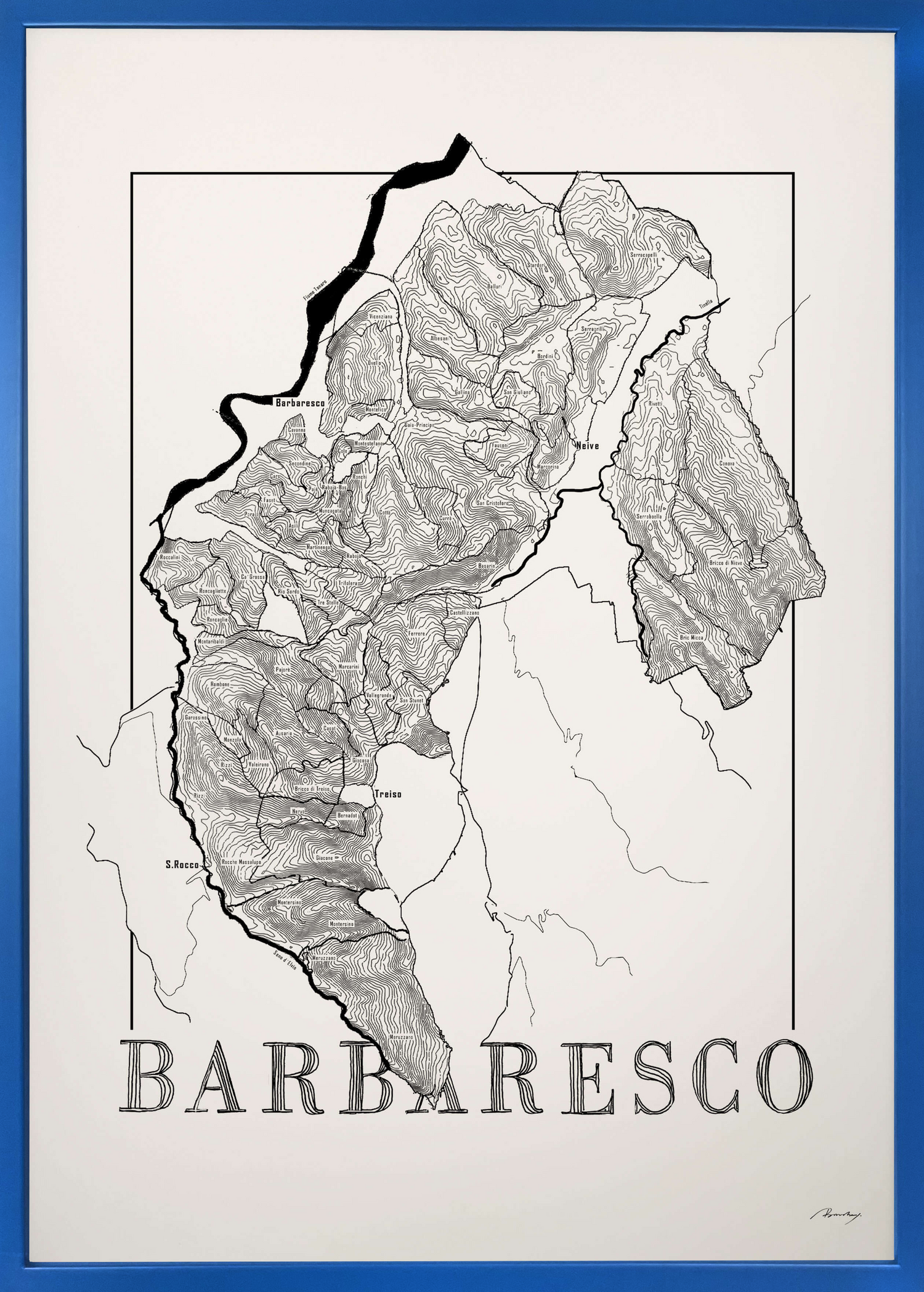 Barbaresco Weinkarte