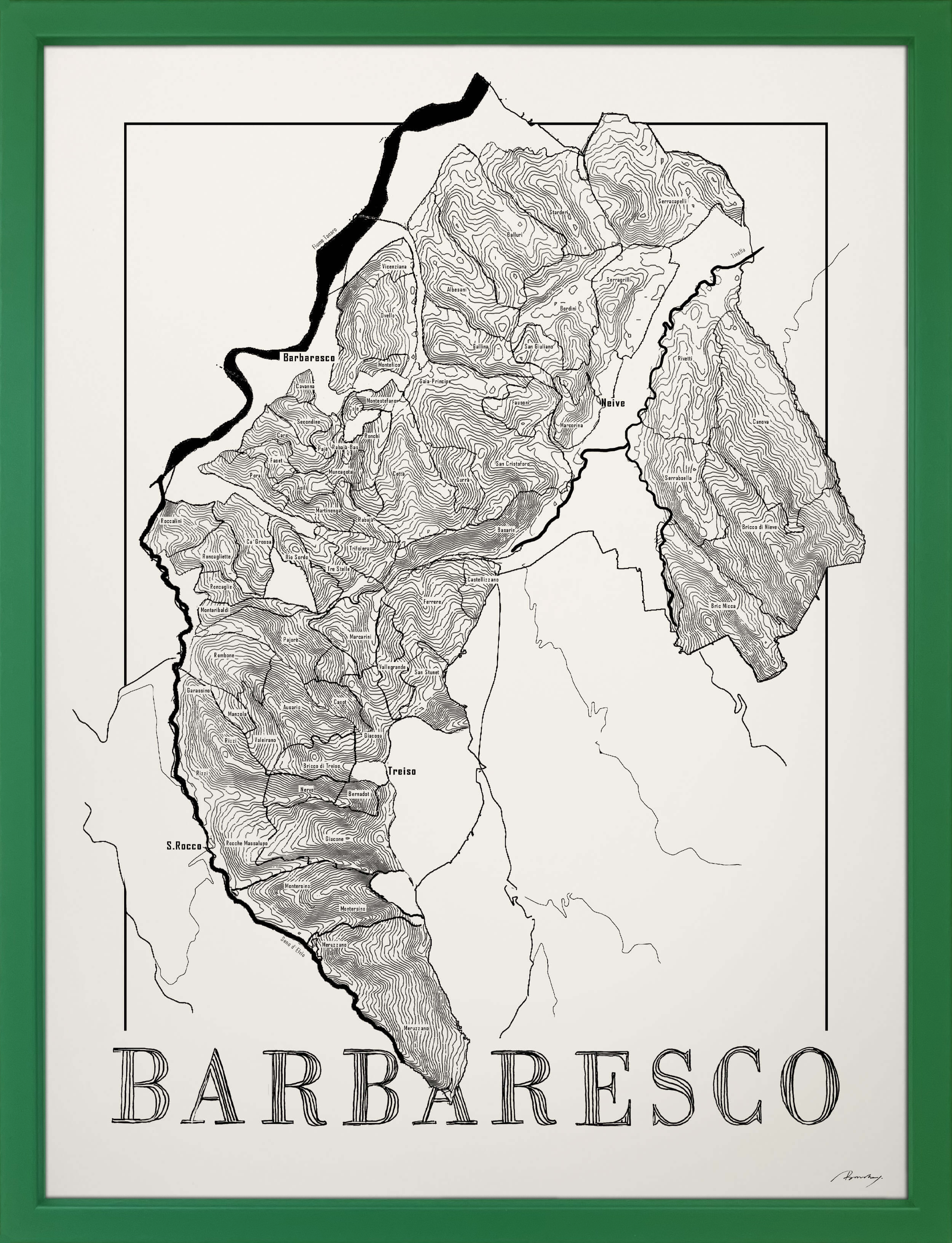 Barbaresco vinkort