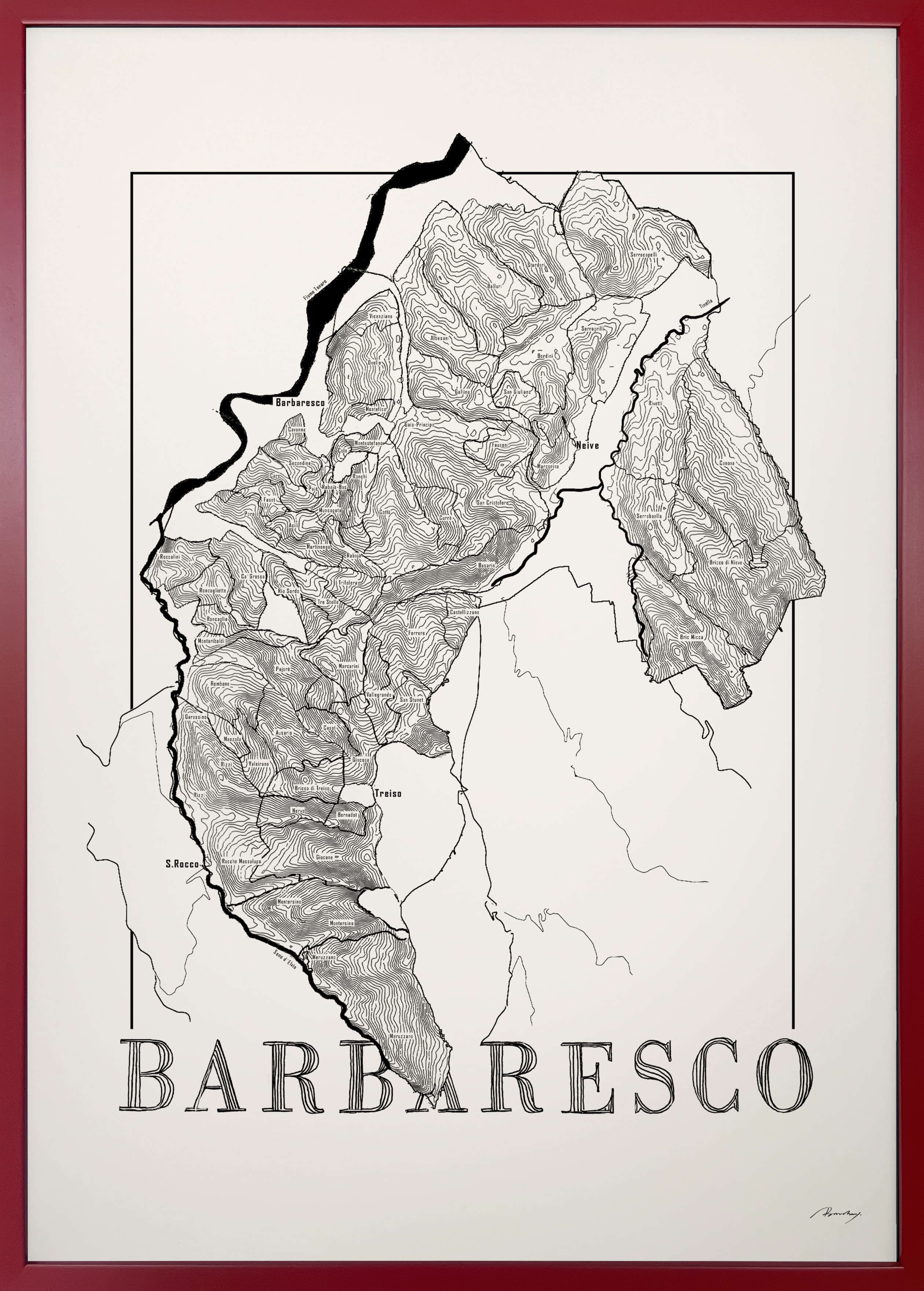 Barbaresco vinkort