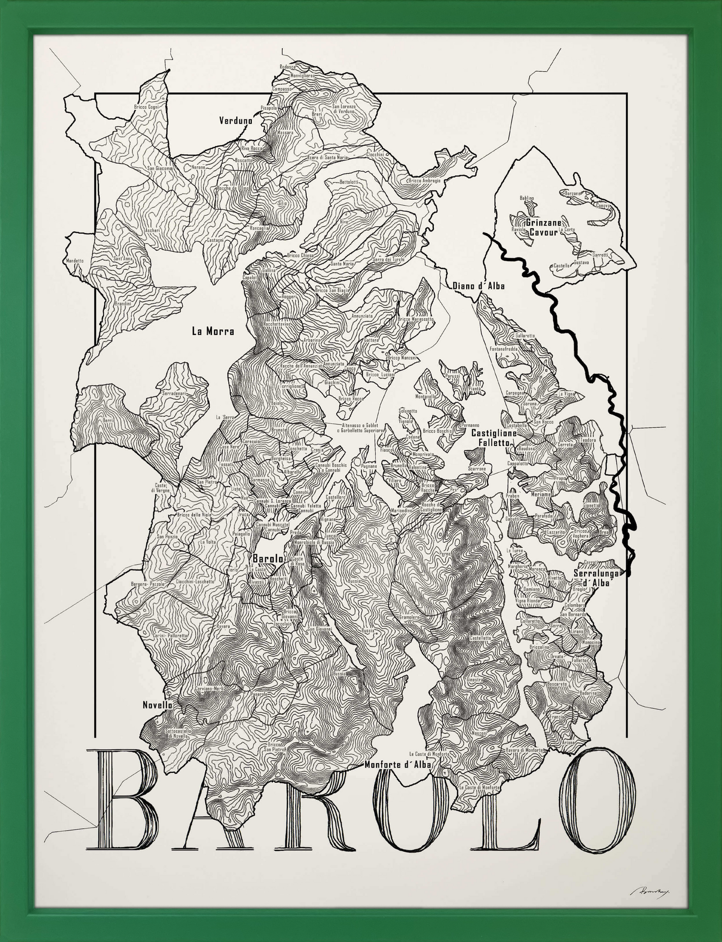 Barolo vinkort