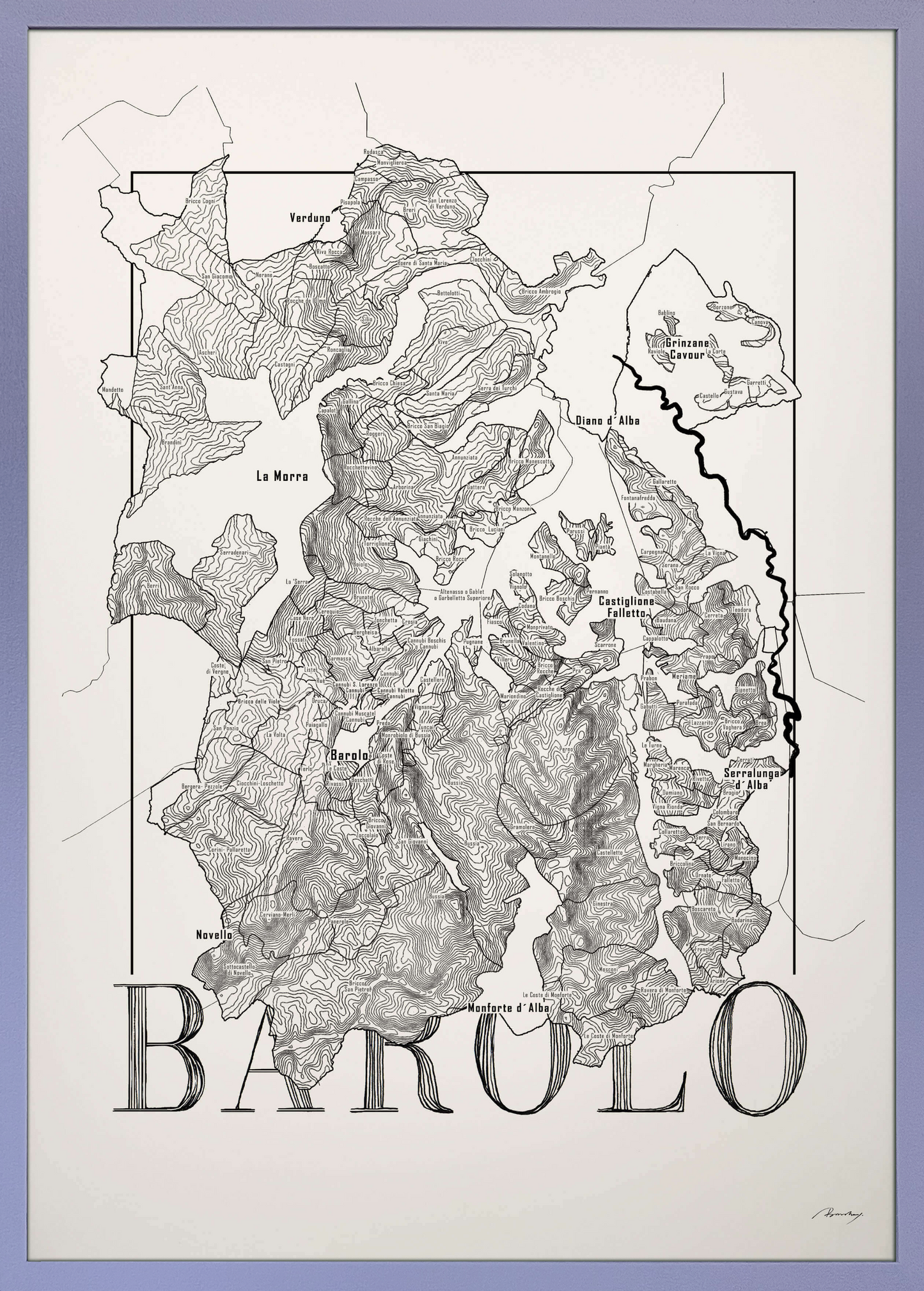 Barolo vinkort