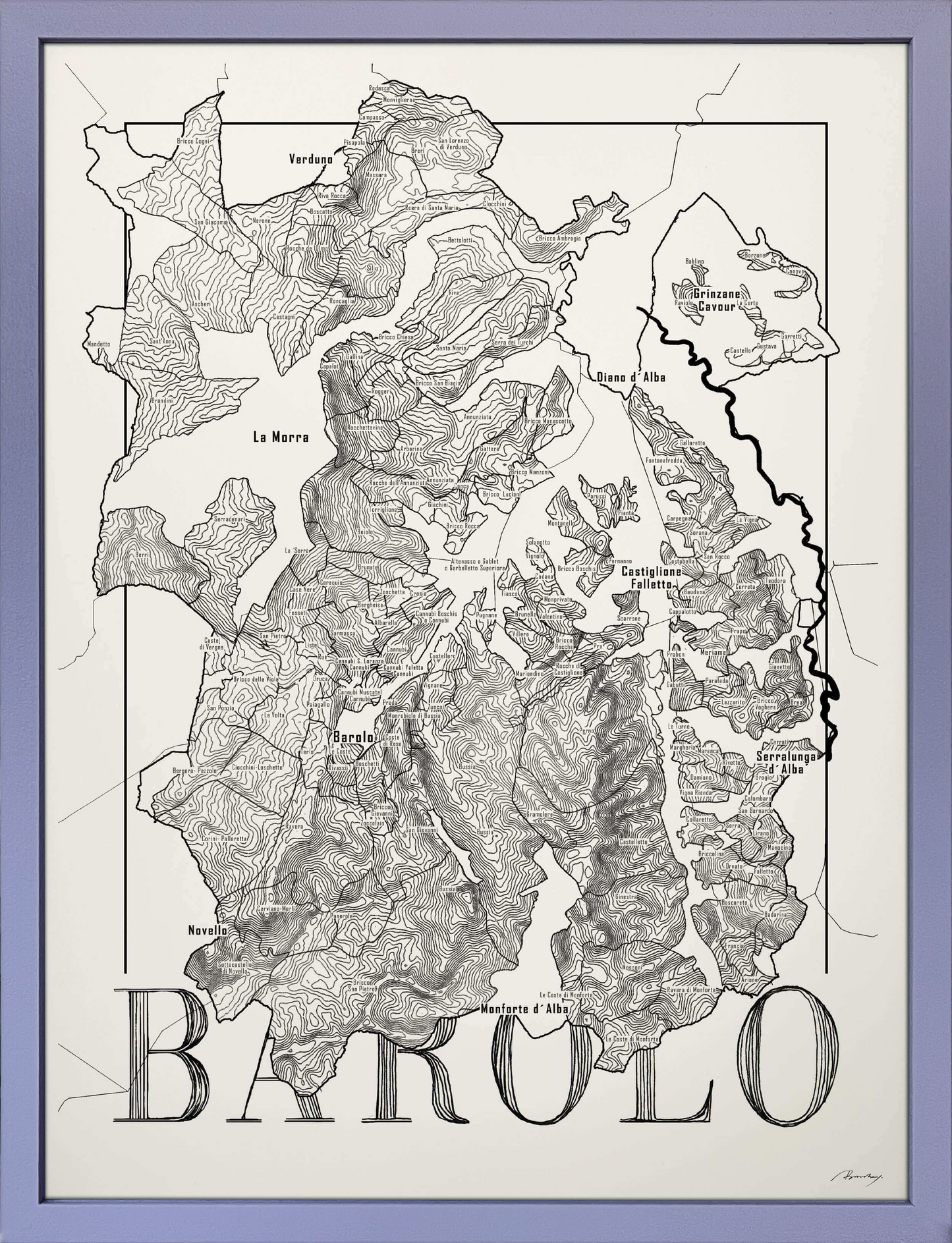 Barolo Weinkarte