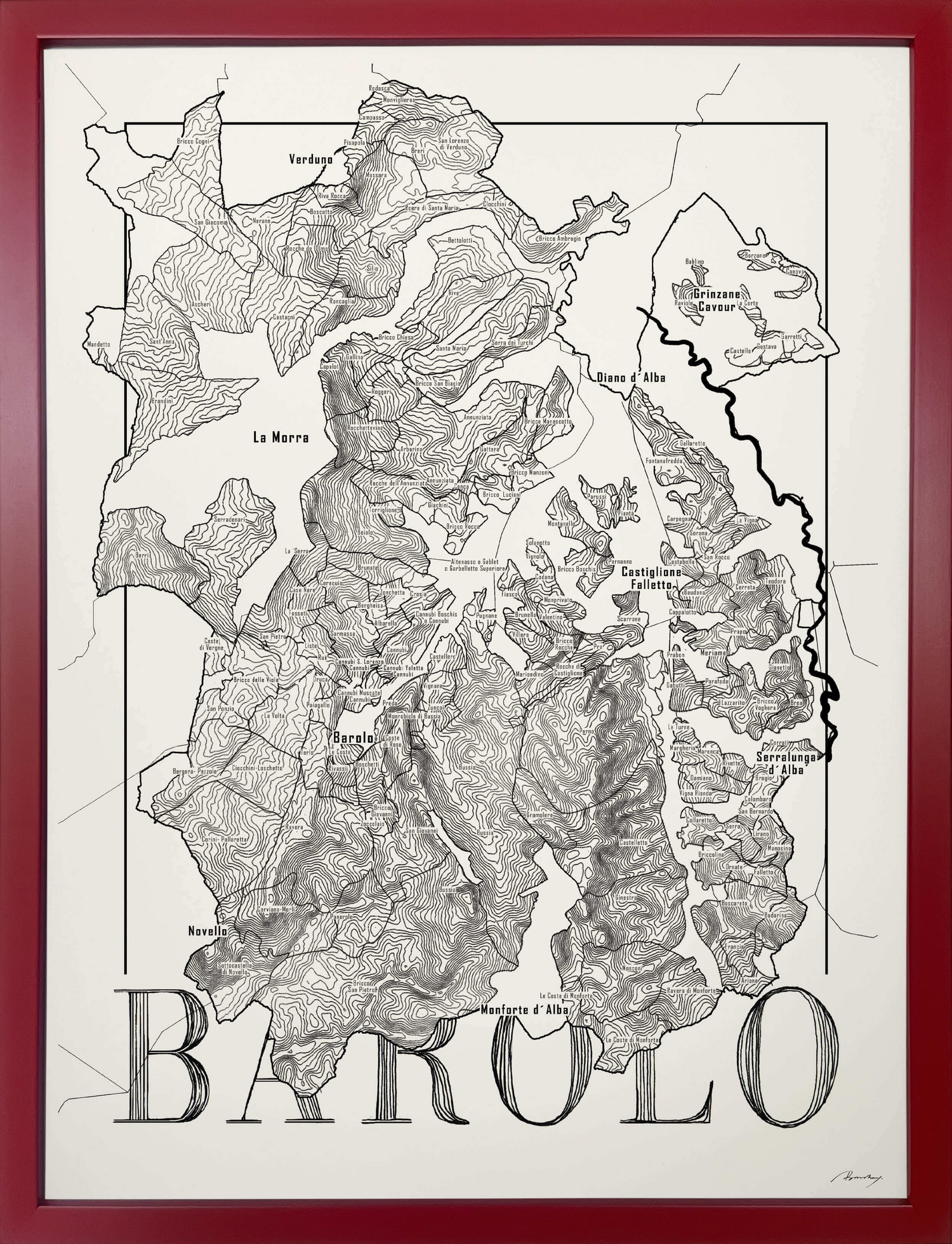 Barolo Weinkarte