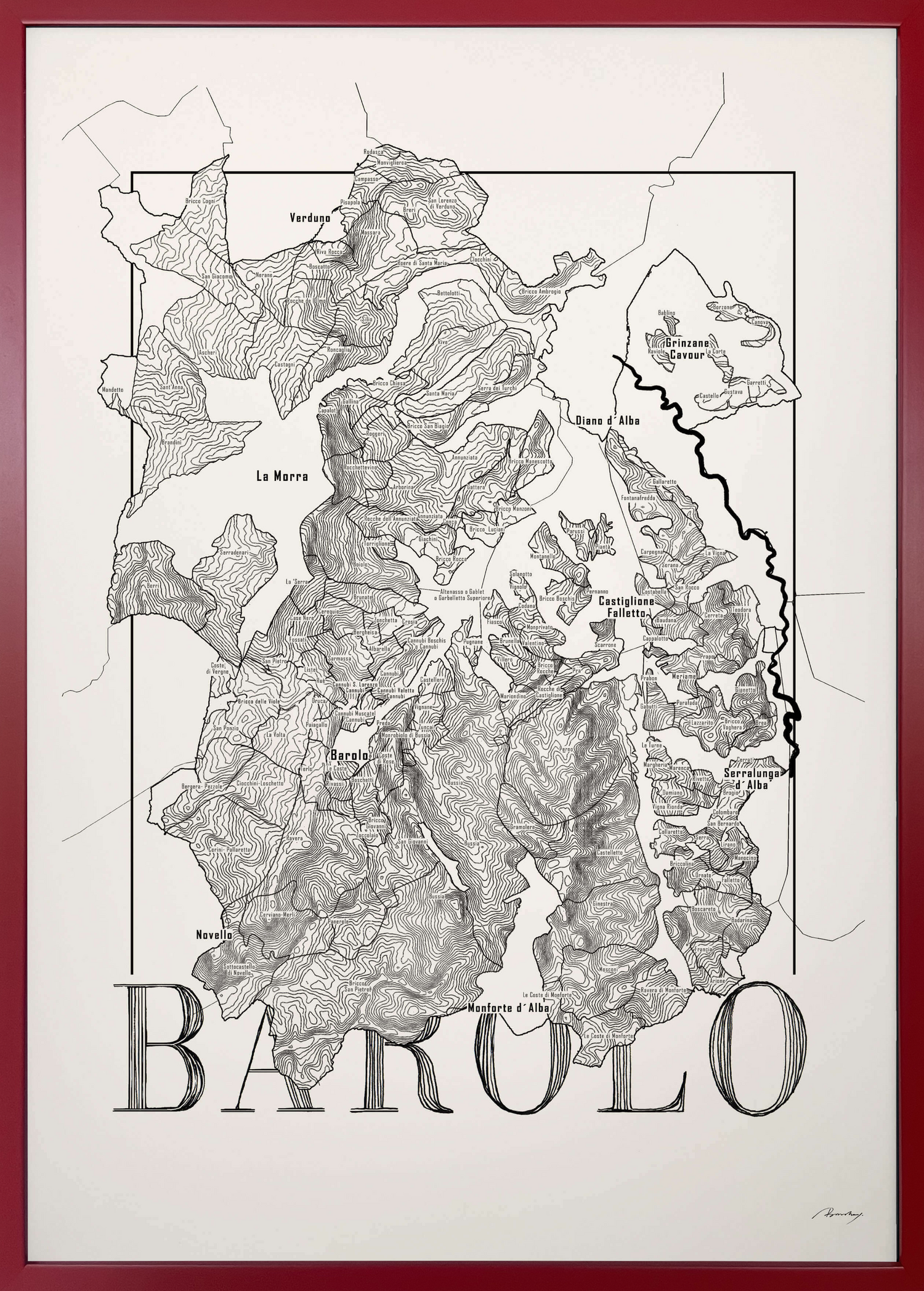 Barolo Weinkarte