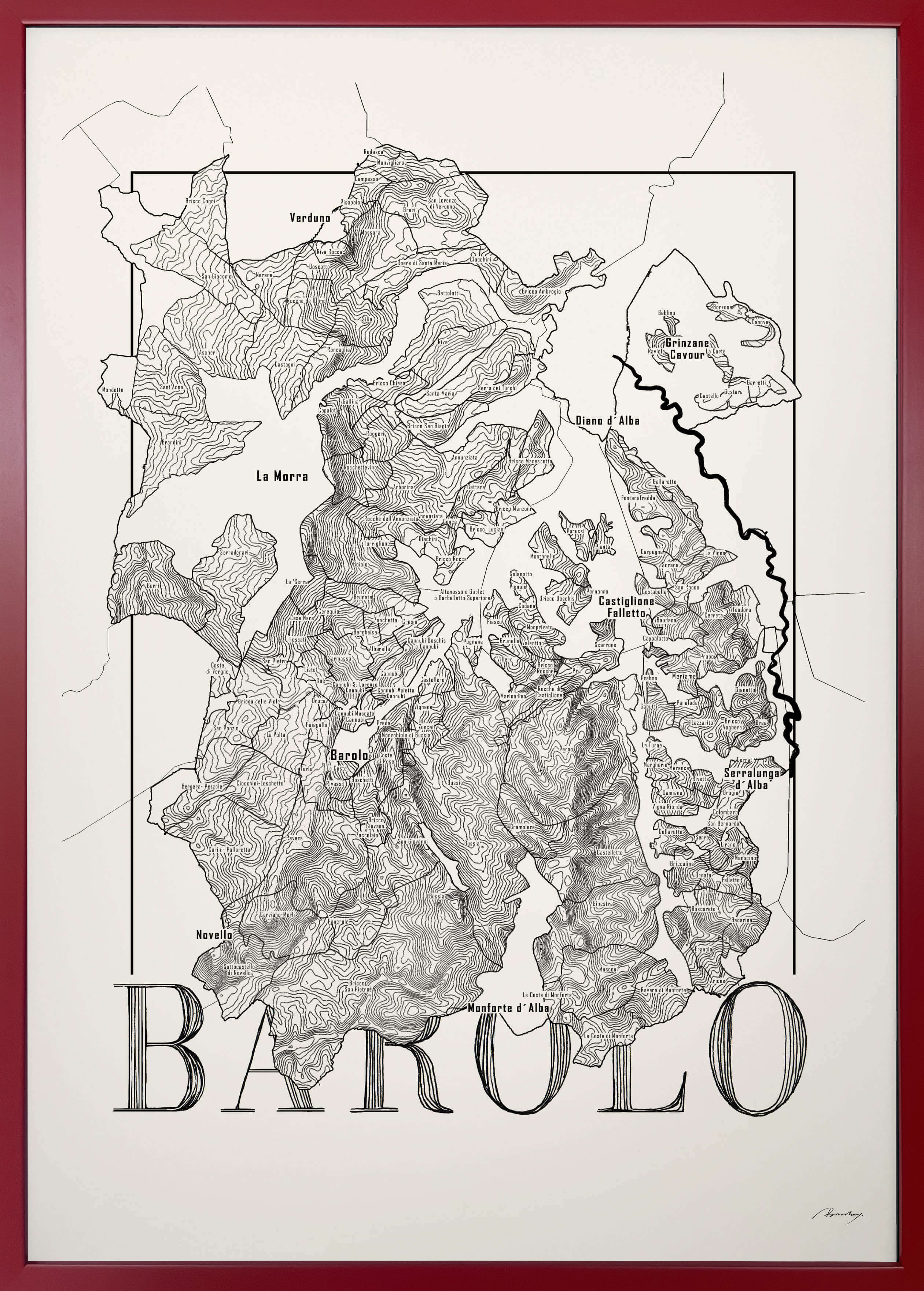 Barolo vinkort