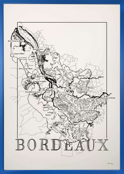 Bordeaux Weinkarte