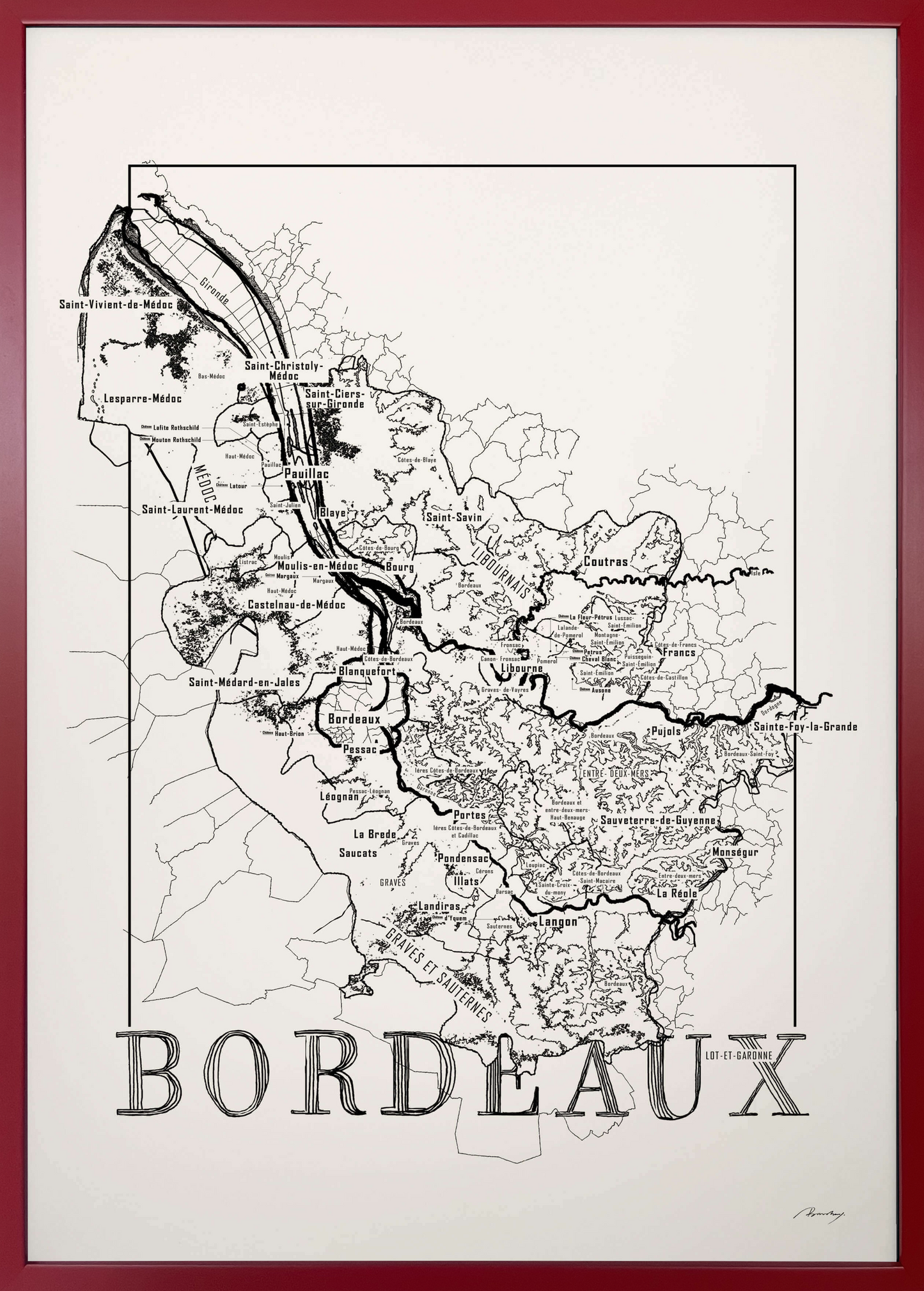 Vinkarta - Bordeaux