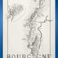 Bourgogne wine map