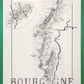 Bourgogne wine map