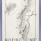 Bourgogne wine map