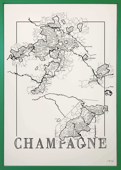 Champagne map