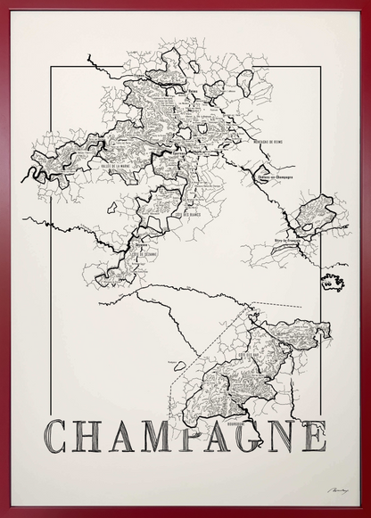 Champagne map