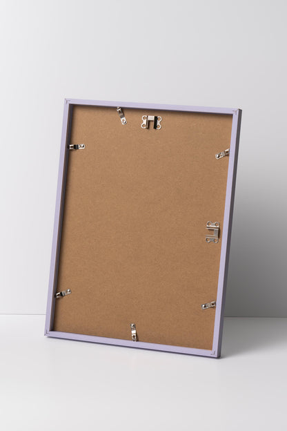 Pastel purple wood frame