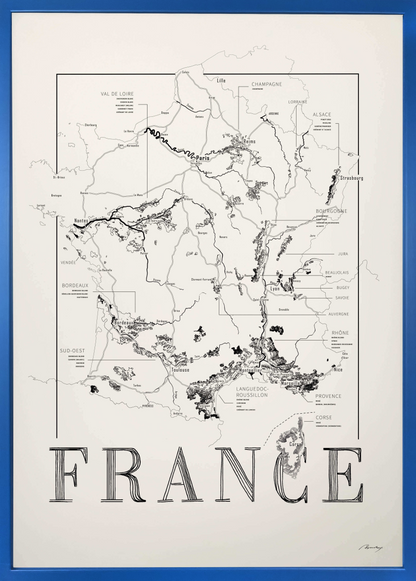 France wine map