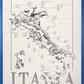 Italia wine map