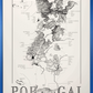 Portugal wine map