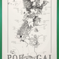 Portugal wine map