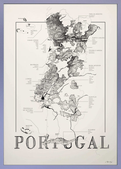 Portugal Weinkarte