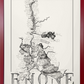 Rhône wine map