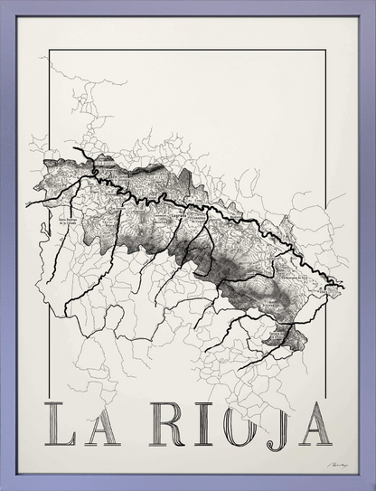 La rioja wine map