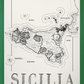 Sicilia wine map