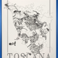 Toscana wine map