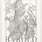 Barolo Wine map poster. Wine art. Wine print. Wine poster. Exclusive wine map posters. Premium quality wine maps printed on environmentally friendly FSC marked paper. 