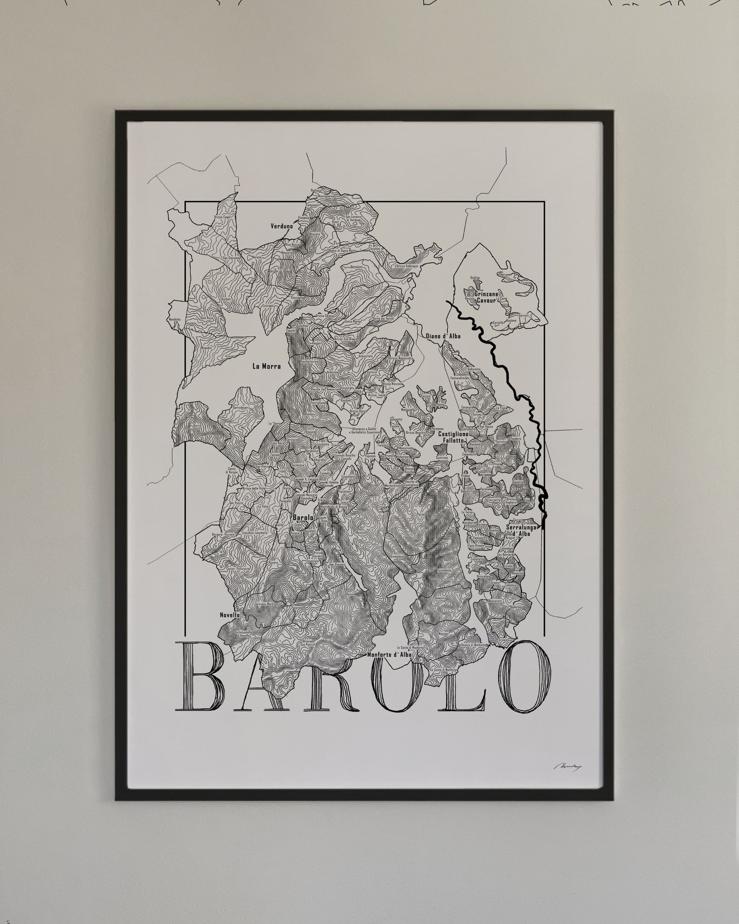 Italy Wine map poster set. Exclusive wine map posters. Premium quality wine maps printed on environmentally friendly FSC marked paper. 