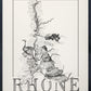 Rhône wine map