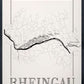 Rheingau Wine map poster. Exclusive wine map posters. Premium quality wine maps printed on environmentally friendly FSC marked paper.