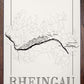 Rheingau Wine map poster. Exclusive wine map posters. Premium quality wine maps printed on environmentally friendly FSC marked paper.