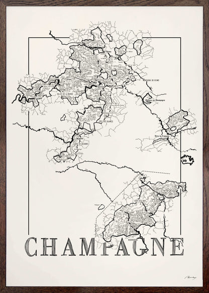 Champagne map