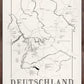 Germany Wine map poster. Exclusive wine map posters. Premium quality wine maps printed on environmentally friendly FSC marked paper. 