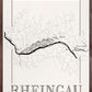 Rheingau Wine map poster. Exclusive wine map posters. Premium quality wine maps printed on environmentally friendly FSC marked paper.