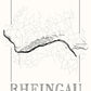 Rheingau Wine map poster. Exclusive wine map posters. Premium quality wine maps printed on environmentally friendly FSC marked paper.