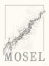 Mosel Wine map poster. Exclusive wine map posters. Premium quality wine maps printed on environmentally friendly FSC marked paper. 