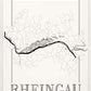 Rheingau Wine map poster. Exclusive wine map posters. Premium quality wine maps printed on environmentally friendly FSC marked paper.